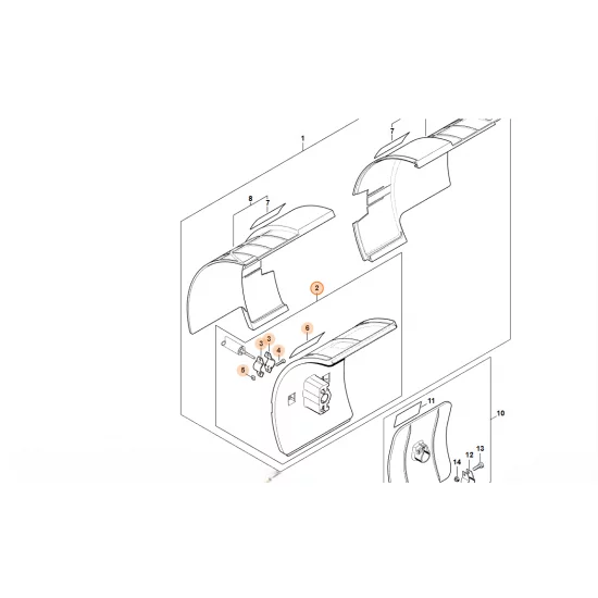 STIHL  Osłona 4601 710 8111